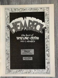 1979 HEMBECK The Best of Dateline @!!?# Magazine FN- 5.5 Eclipse Comics