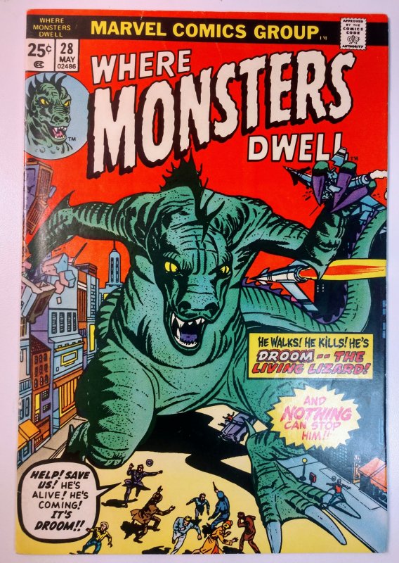 Where Monsters Dwell #28 (7.0, 1974)