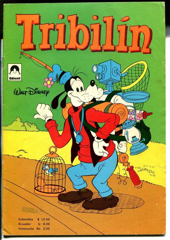 Tribilin #31 1970's-Goofy-Walt Disney-Mickey Mouse-Gyro Gearloose-VG+