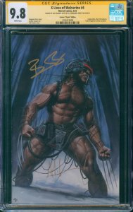 2x X Lives of Wolverine #4 CGC 9.8 Granov Sketch Cover & Granov Virgin Edition