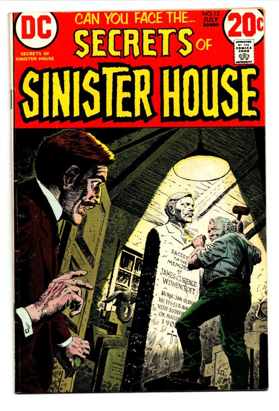 Secrets of Sinister House #12 - DC Horror - 1973 - VG 