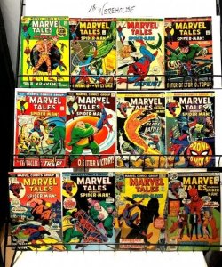 MARVEL TALES 33-85 Spiderman reprints 18 diff VG/VGish 1970s classics all