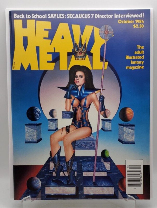 HEAVY METAL ILLUSTRATED MAGAZINE October 1984 VF/NM