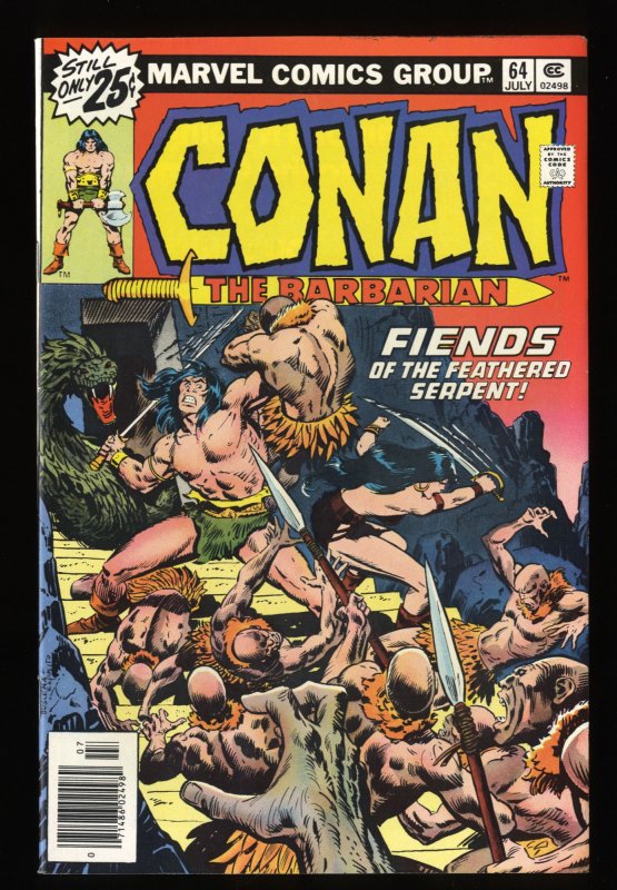 Conan The Barbarian #64 VF/NM 9.0 Marvel Comics