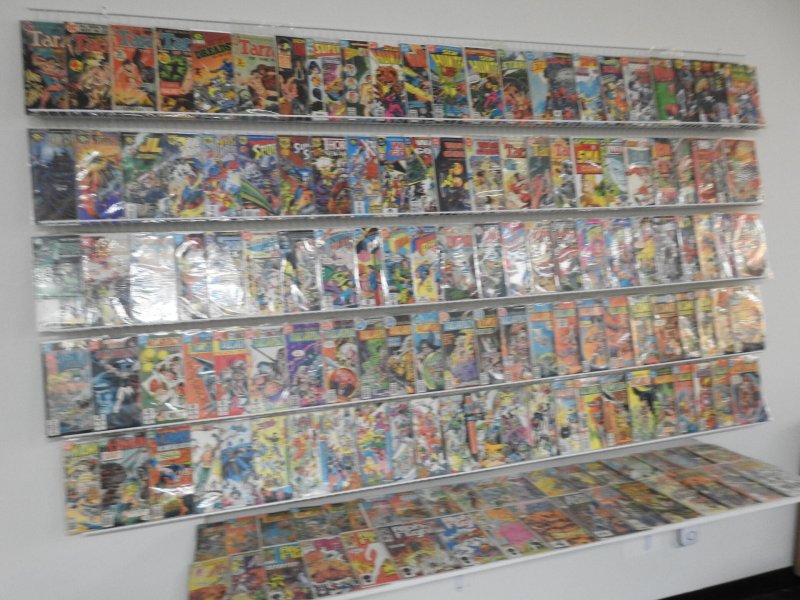 Huge Lot of 150+ Comics W/ The Warlord, Kamandi, Alpha Flight. Avg. F Condition