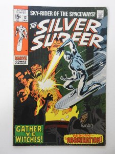 The Silver Surfer #12 (1970) VG Condition tape pull fc