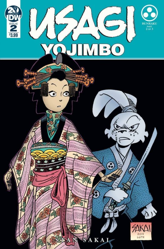 Usagi Yojimbo #2 2019 Sakai Cover A IDW Publishing EB73