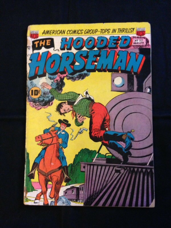 The Hooded Horseman, #22, March 1952, AGC