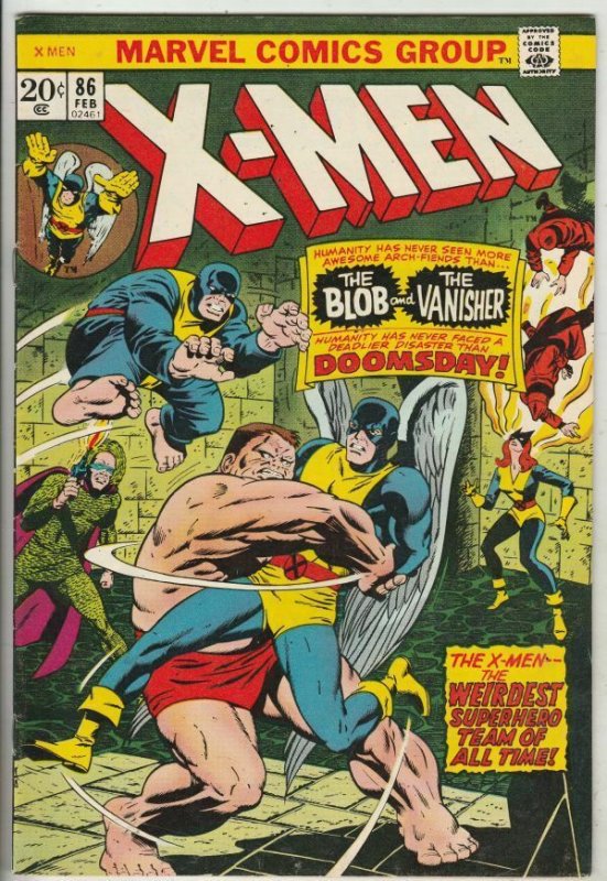 X-Men #86 (Feb-74) NM- High-Grade X-Men