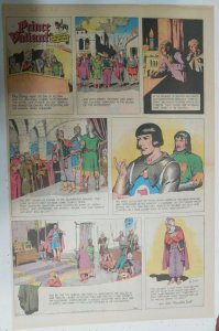 Prince Valiant Sunday #1620 by Hal Foster from 2/25/1968 Rare Full Page Size !