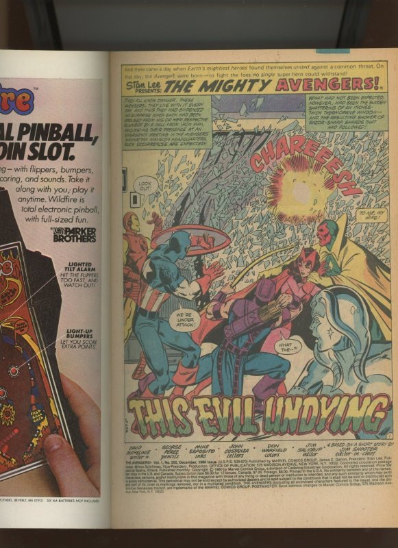 (1980) The Avengers #202: BRONZE AGE! DIRECT! WE COMBINE SHIPPING! (8.0)