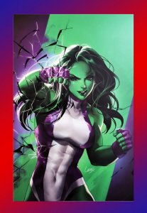 She-Hulk 1 Leirix Virgin Key 1:50 Ratio Variant (2023) Smashing MCU Thunderbolts