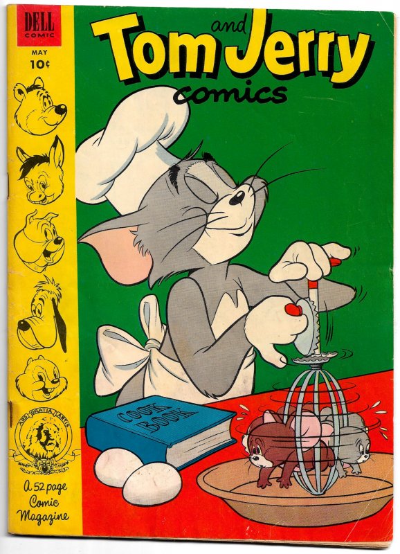 TOM AND JERRY COMICS #106 (May 1953) 6.0 FN • Great Harvey Eisenberg Artwork!