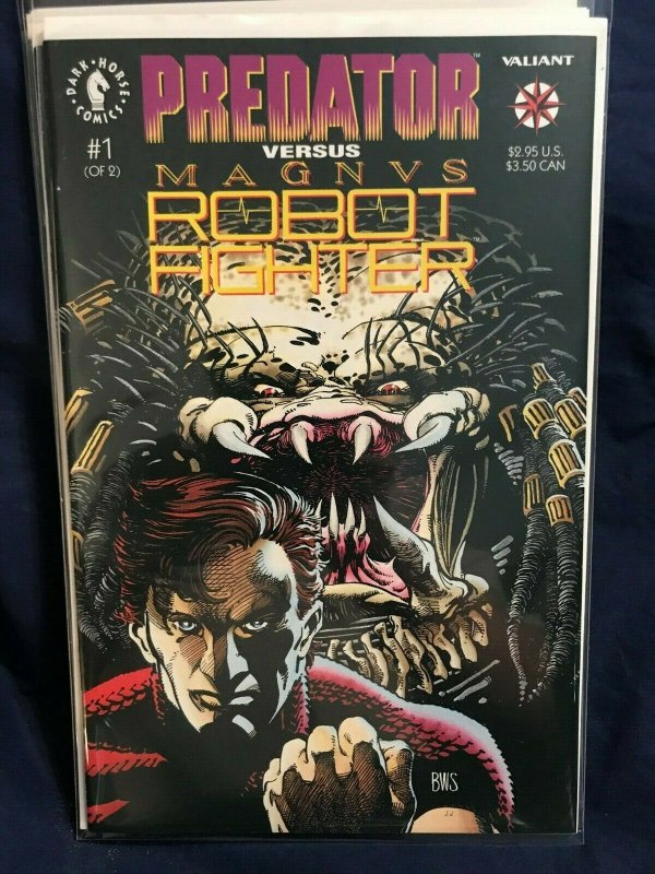 PREDATOR VERSUS MAGNUS ROBOT FIGHTER #1 NM (1992, Dark Horse) 