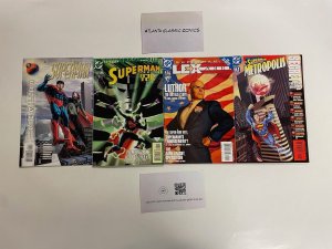 4 SUPERMAN DC Comics METROPOLIX FILES #! LEX 2000 y2k ONE MILLION 76 NO9