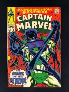Captain Marvel #5 (1968) GD/VG