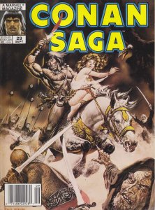 Conan Saga #29 (Newsstand) VF; Marvel | save on shipping - details inside
