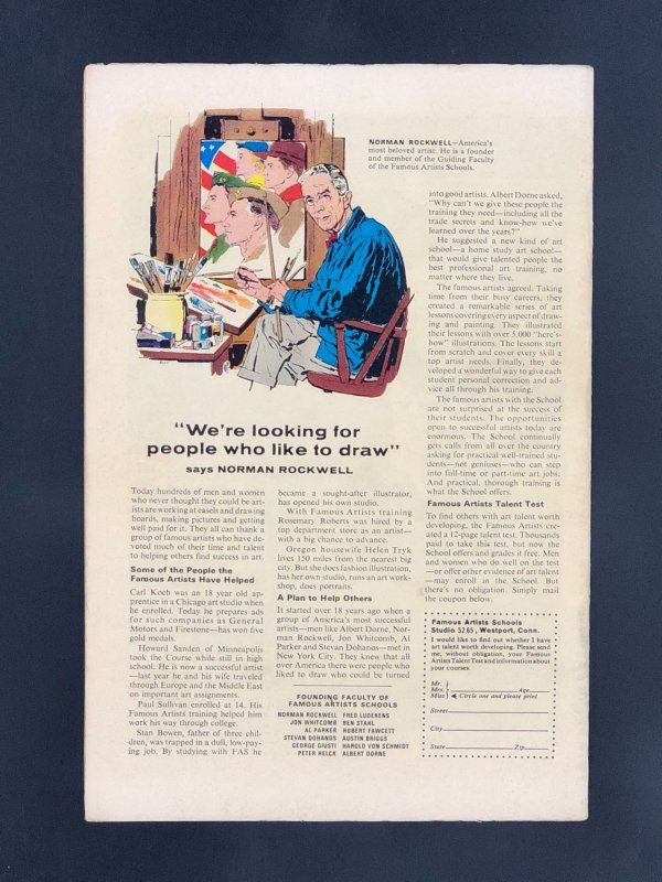 Fantastic Four #64 (1967) 1st Appearance of Kree Intergalactic Sentry 459