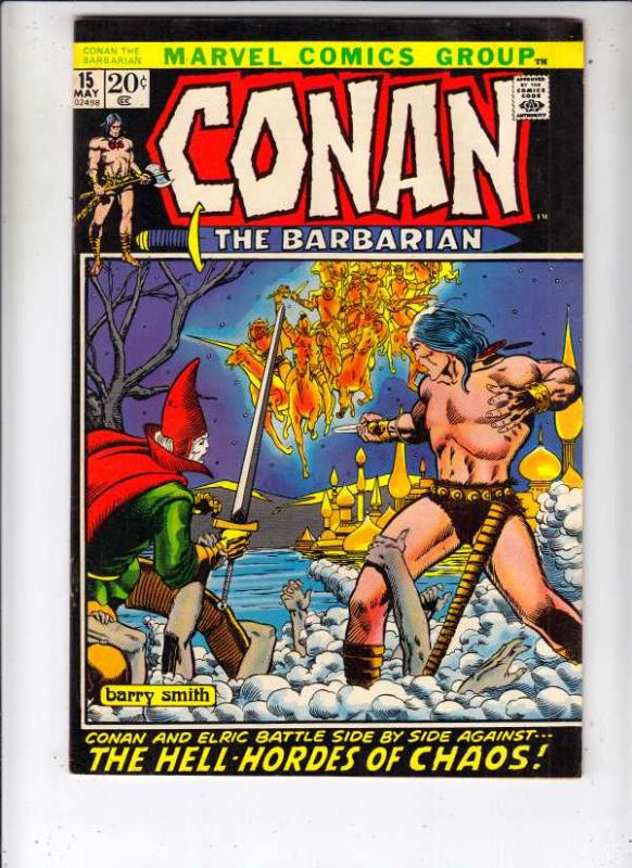 Conan the Barbarian #15 (May-72) FN/VF Mid-High-Grade Conan the Barbarian