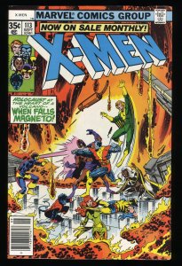 X-Men #113 VF/NM 9.0 Magneto Appearance Byrne Cockrum!