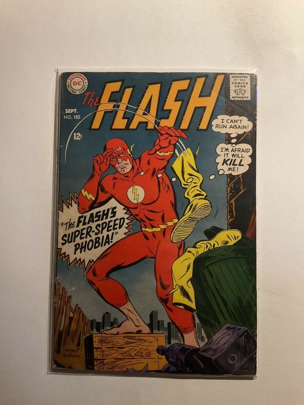 Flash 182 Fine- Fn- 5.5 Dc Comics