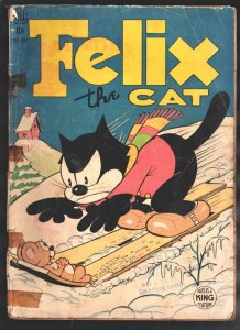 Felix the Cat #8 1949-Dell-Otto Messmer-Tape on spine-extra staples-G