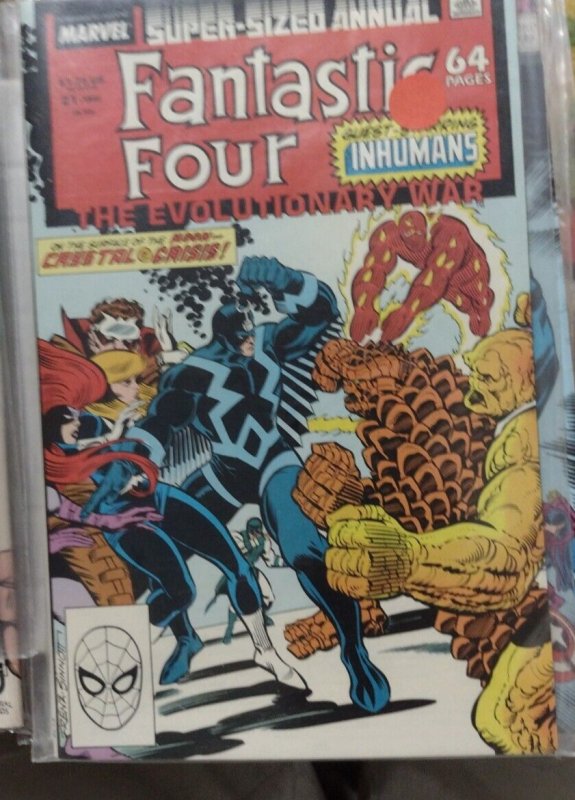 Fantastic Four annual # 21 1988  MARVEL THE EVOLUTIONARY WAR   INHUMANS