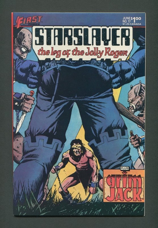 Starslayer #17  /  7.0 FN/VFN  / June 1984