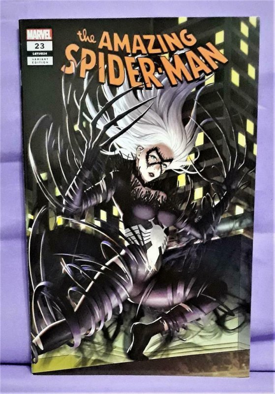 ComicXposure AMAZING SPIDER-MAN #23 Venomized Black Cat Cover (Marvel, 2019)!