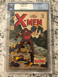 (Uncanny) X-Men # 32 PGX 6.0 Marvel Comic Book Juggernaut Beast Angel Prof X KB1