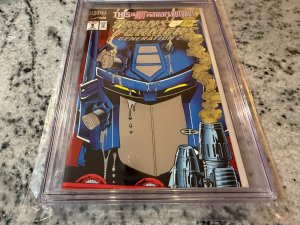 Transformers Generation 2 # 1 CGC Graded 9.8 Marvel Comic Book 1993 Foil JH34