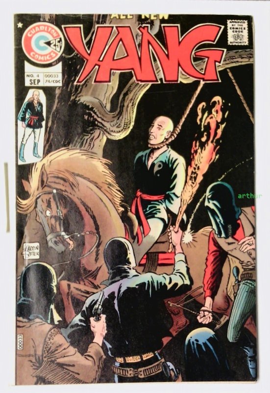 Yang #4 (Sep 1974, Charlton) FN/VF