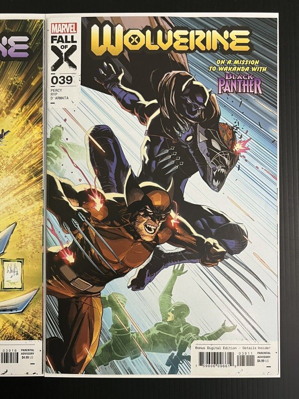 WOLVERINE #39 CVR A + 1:25 PORTACIO VAR SET 2023 NM IN-HAND PROSHIPPER