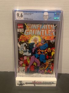 Infinity Gauntlet # 6 CGC 9.6 Marvel 1991 George Perez Label [GC1]