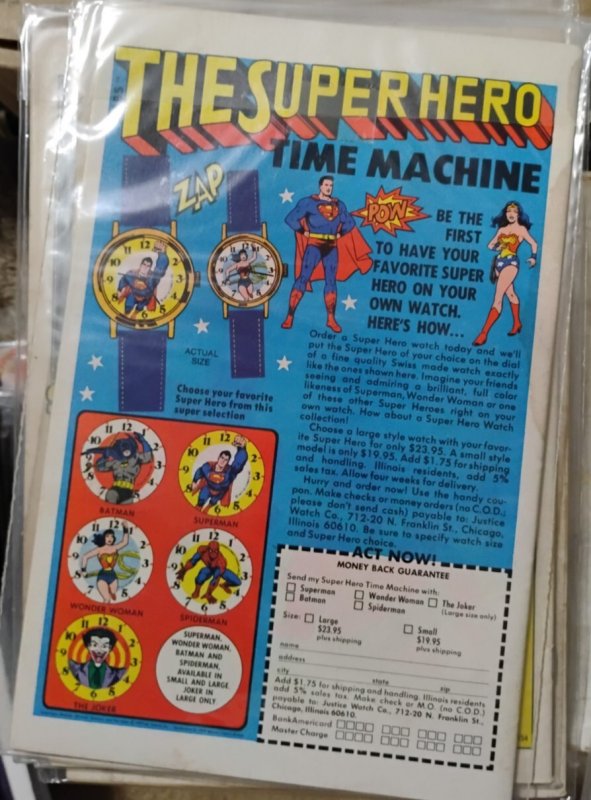 WONDER WOMAN # 240 1978 DC comics FLASH JAY GARRICK  newstand