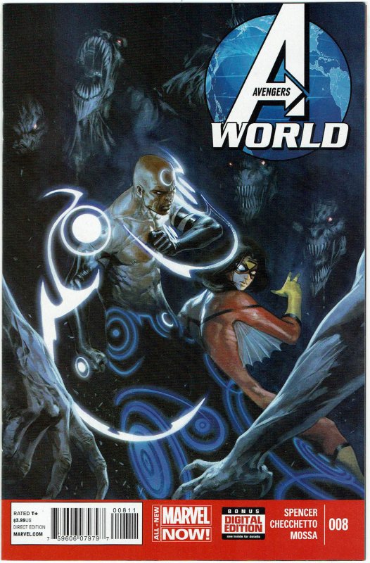 Avengers World #8 Gabrielle Dell'Otto Euroforce Black Knight NM