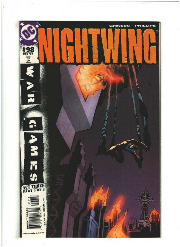 Nightwing #98 NM- 9.2 DC Comics 2004 Dick Grayson, War Games   