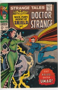 Strange Tales # 150 FN 1966 Marvel 1st John Buscema Marvel Art [Y1]