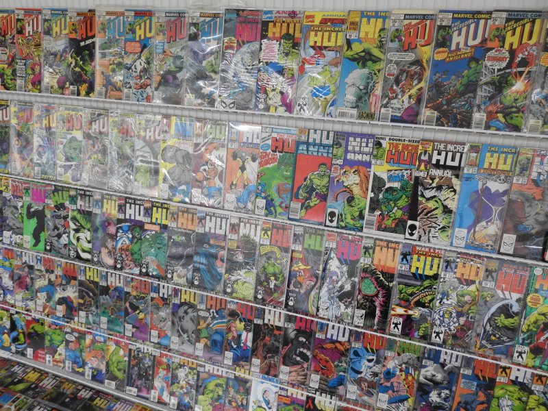Huge Lot 180+ Comics W/ ALL INCREDIBLE HULK!! Great Lot! Avg VF- Condition!!