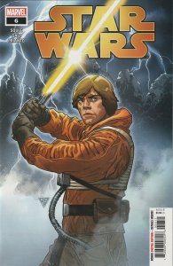 STAR WARS # 6 (2020) MAIN COVER - 1st APPEARANCE OF LUKE'S YELLOW LIGHTS...