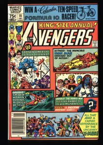 Avengers Annual #10 VF- 7.5 Newsstand Variant 1st Rogue!