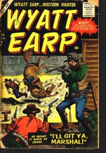 WYATT EARP #15  STAN LEE JOE MANEELY  AYRES ATLAS 1958 FR