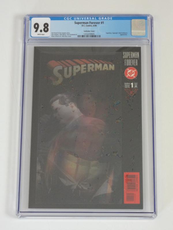 Superman Forever #1 CGC 9.8; Alex Ross 3D lenticular cover!!