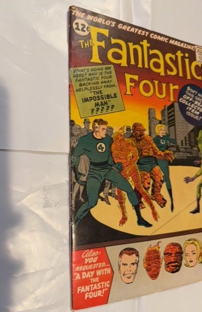 Fantastic Four #11 (1963) 1st impossible man see description