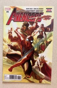 Avengers #4 (2017) Mark Waid Story Alex Ross Amazing Spider-Man Cover