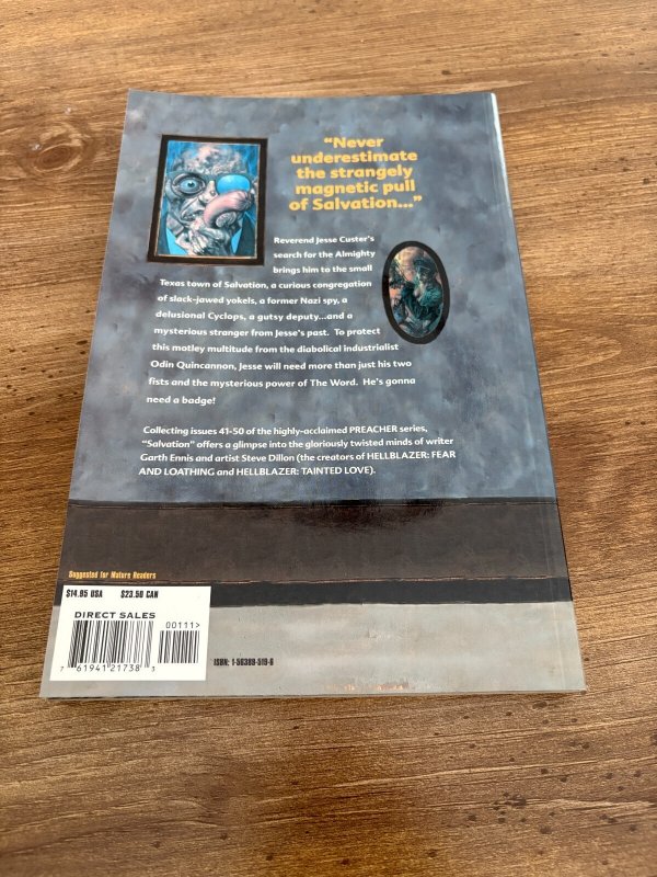 Salvation Preacher Vol. # 7 TPB Graphic Novel DC Comic Book 2 J315