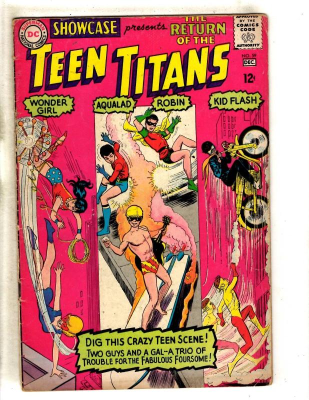 Showcase Presents # 59 VG/FN DC Comic Book Feat. Teen Titans Robin Flash TW64