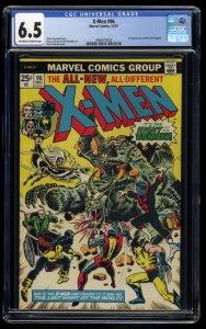 X-Men #96 CGC FN+ 6.5 Off White to White 1st Moira McTaggert!