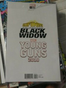 INFINITY COUNTDOWN -BLACK WIDOW #1C  2018 MARVEL MIKE DEL MUNDO VARIANT COVER