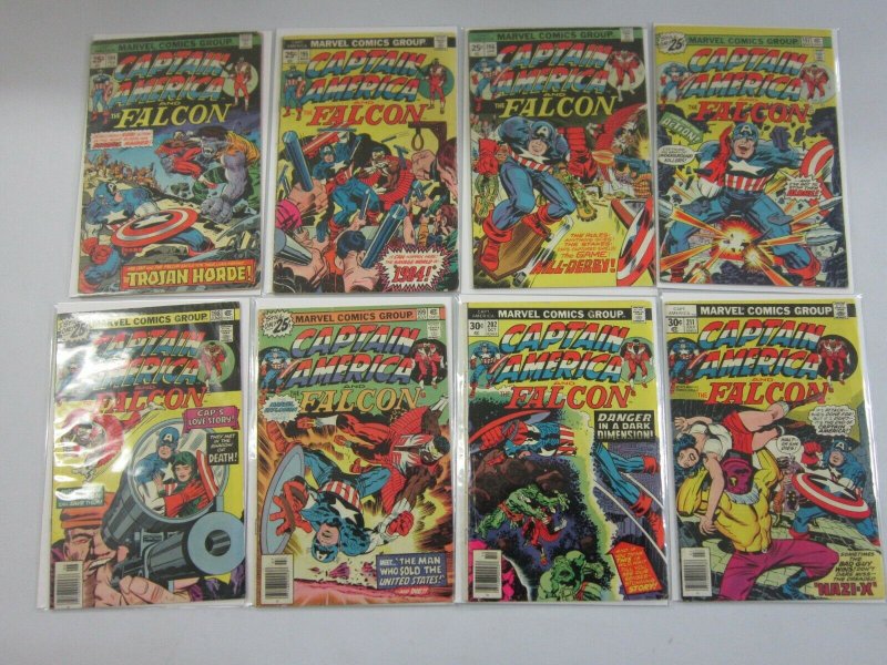 Captain America and The Falcon Comic Lot #150-222 (27 DIFF) 4.0 VG (1972 - 1978)